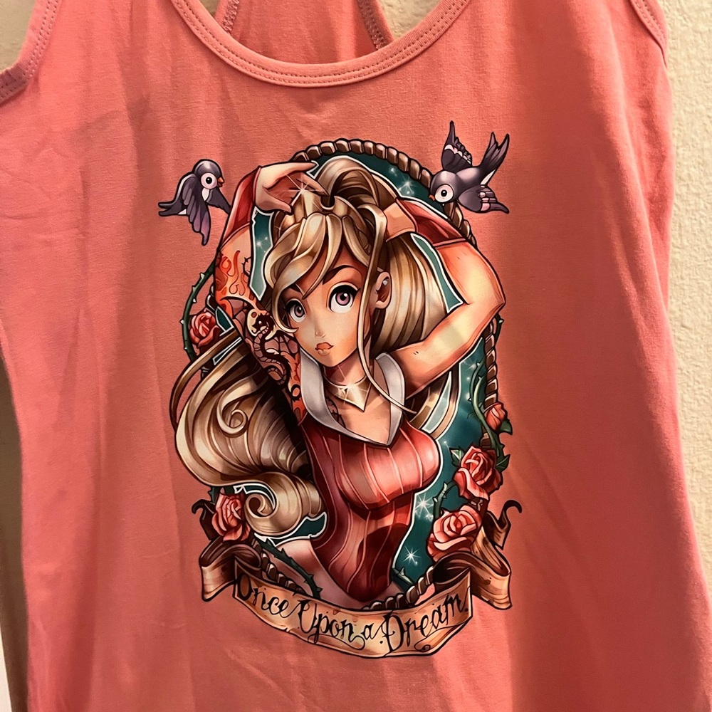 NWT - Sleeping Beauty Aurora “Once Upon a Dream”Tank